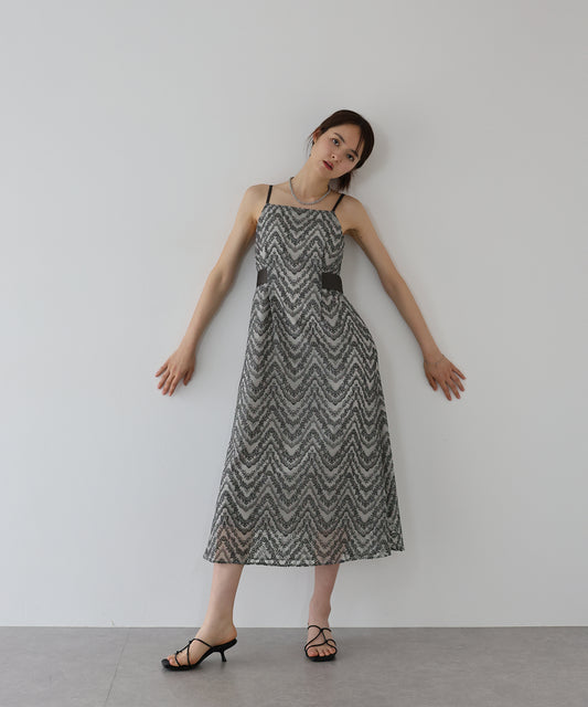 【新商品限定5％OFF（火）】【日本製】ジャガードキャミワンピース[J by blue]