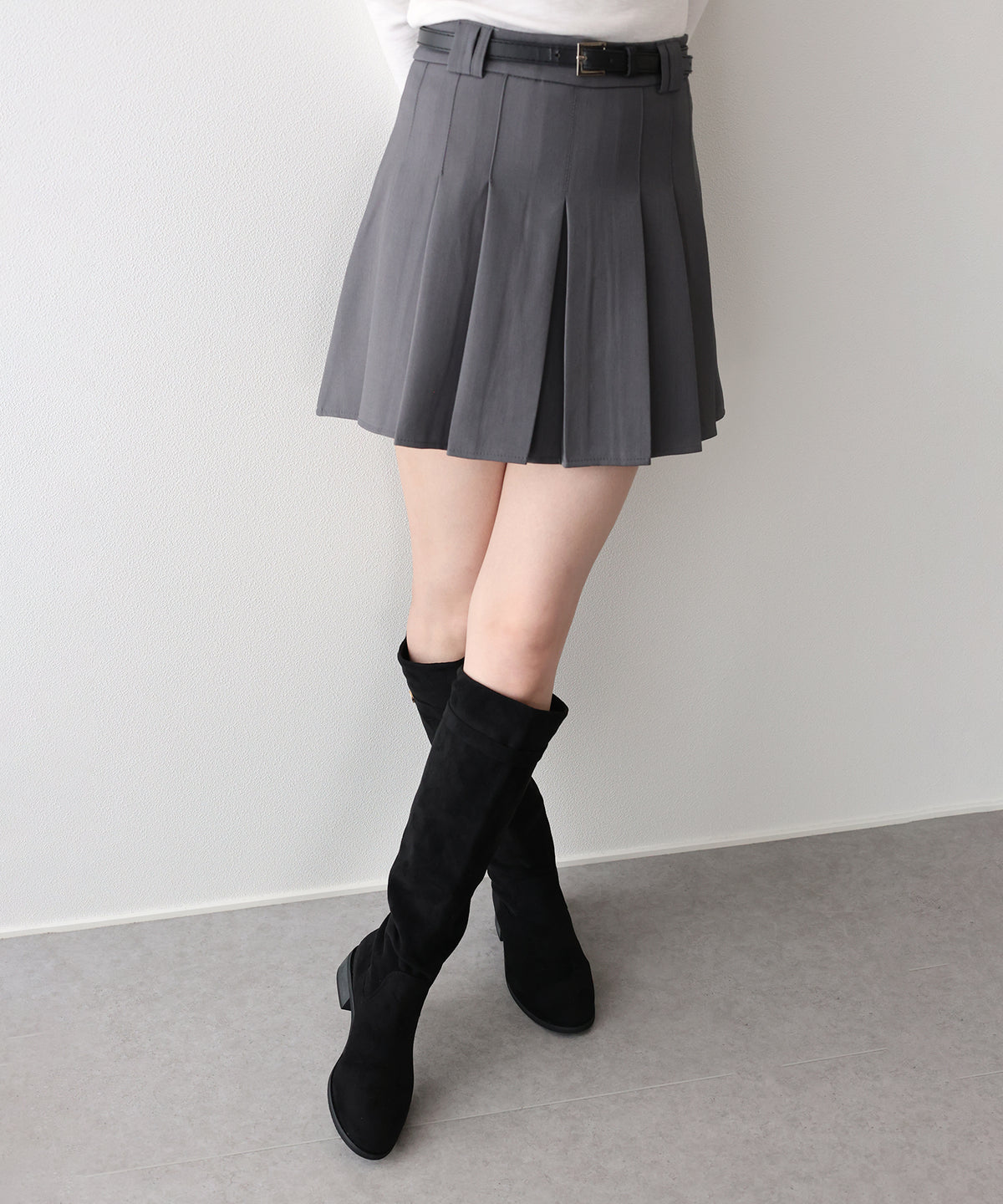 【早割5％OFF】スウェードロングブーツ