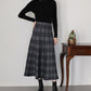 ロングチェックスカート