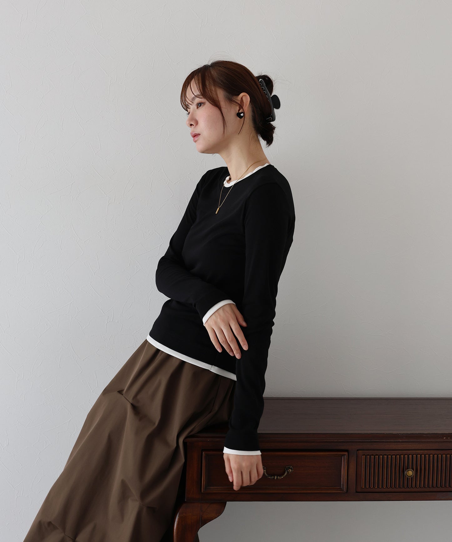 【TIME SALE】レイヤードロンT【ネコポス】