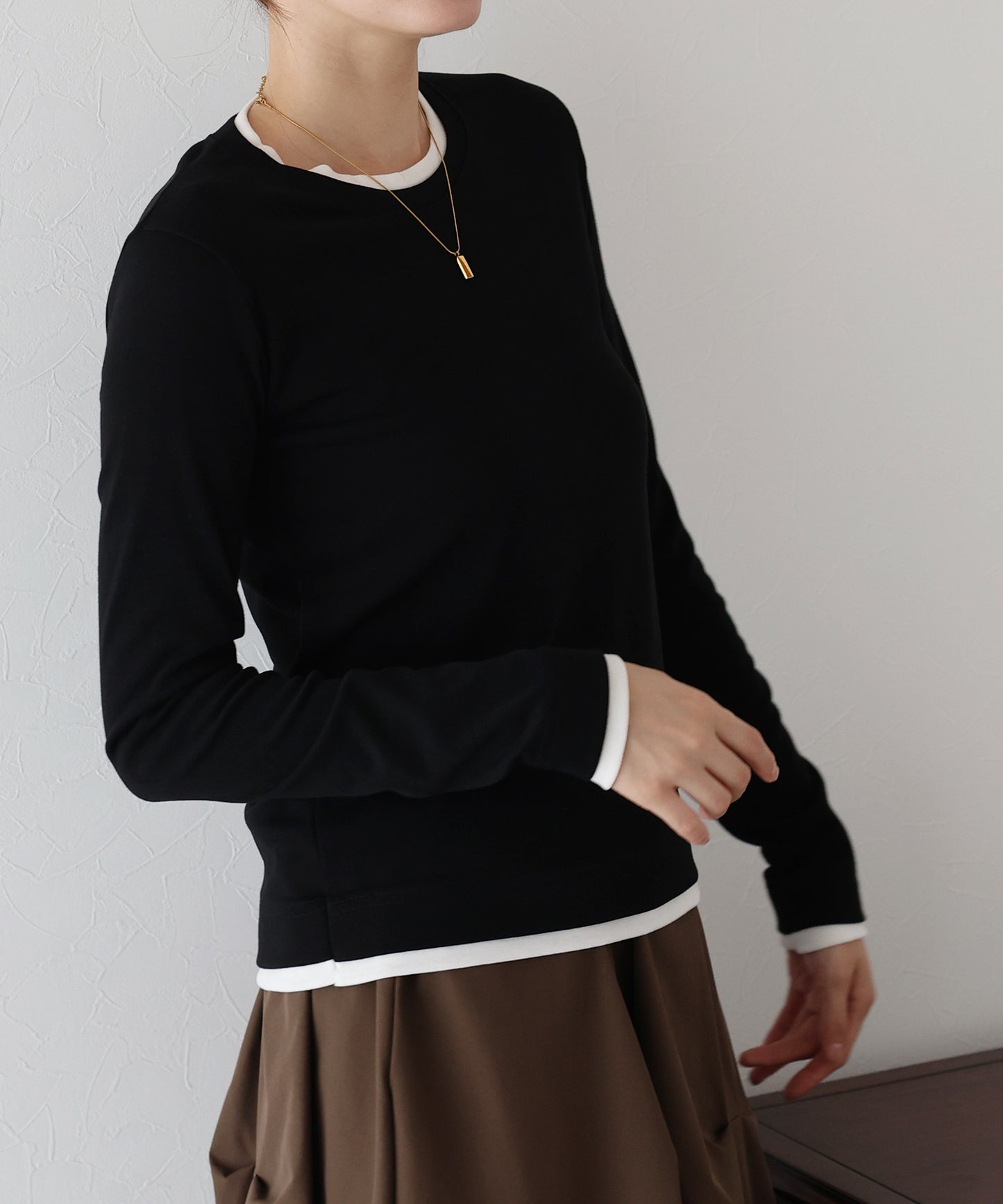 【TIME SALE】レイヤードロンT【ネコポス】