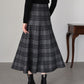ロングチェックスカート