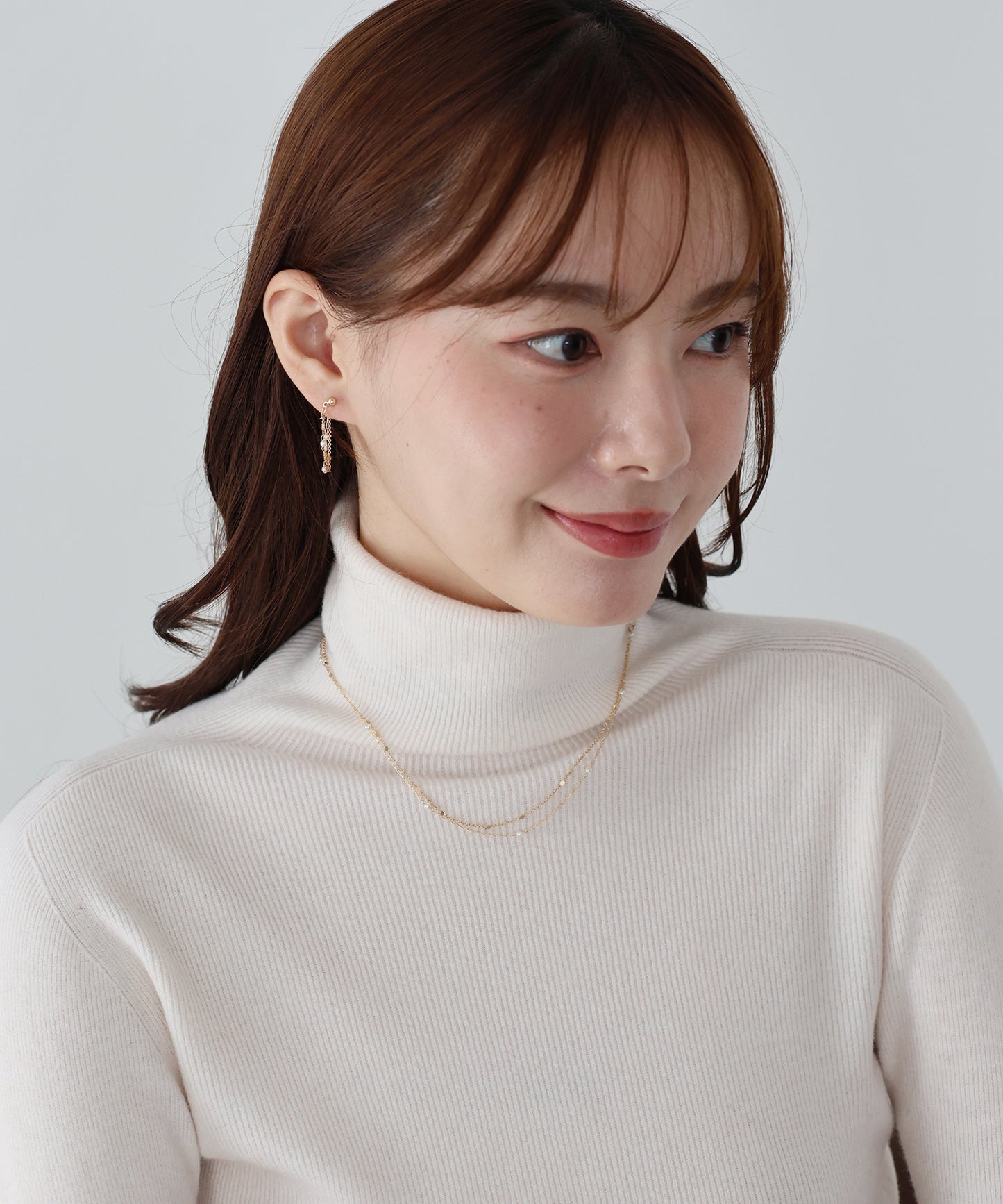 【早割5％OFF】2連フープステーションピアス / ニッケルフリー【ネコポス】