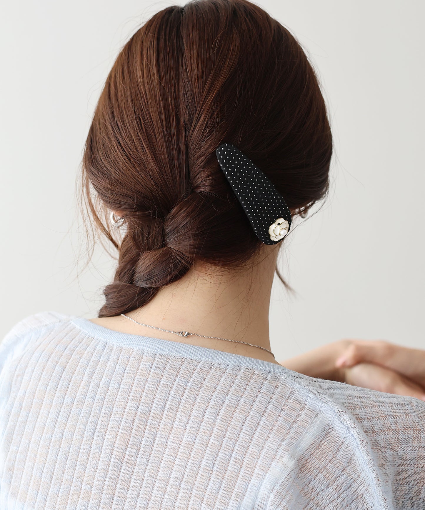 ローズドットヘアピン【メール便】