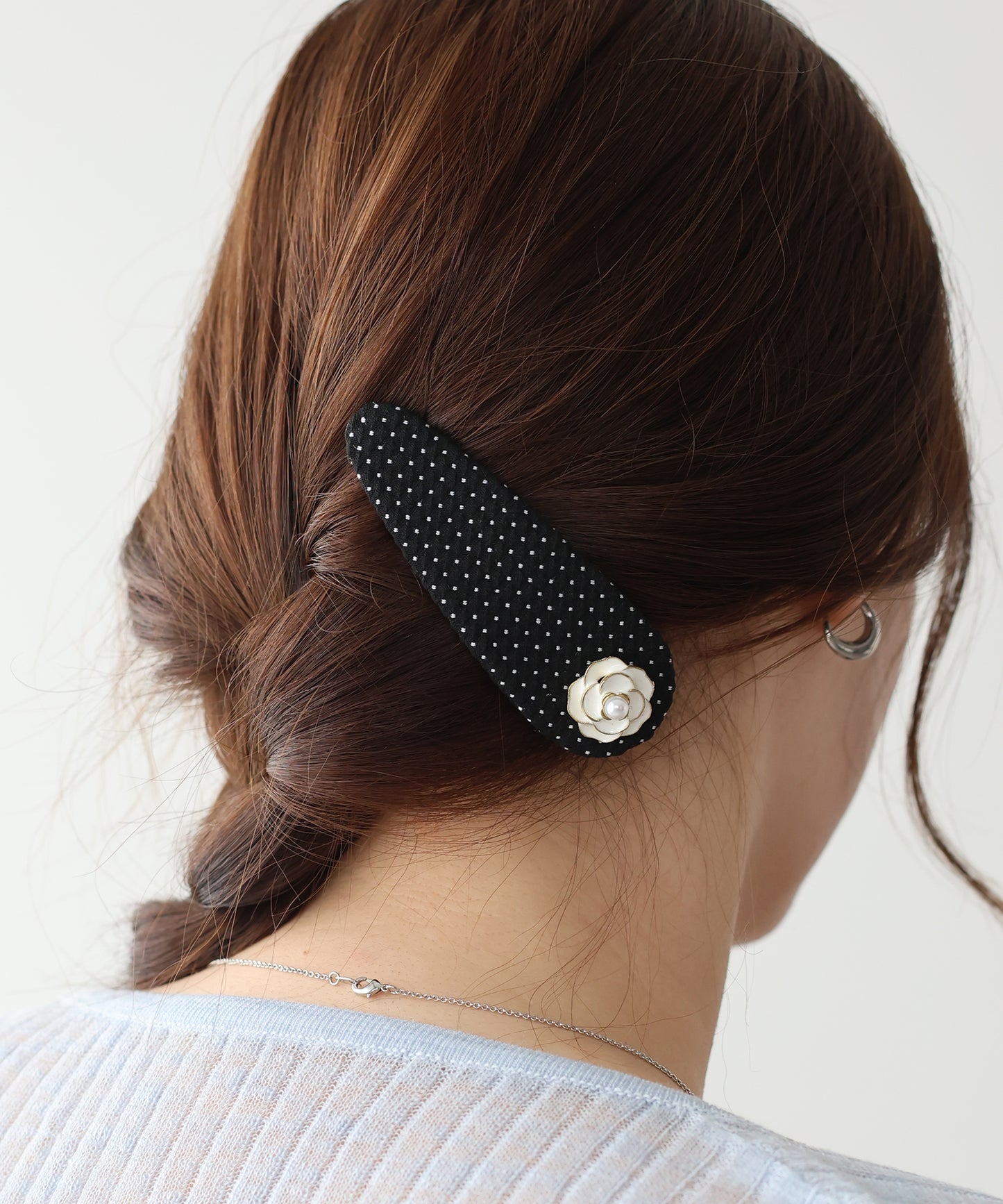 ローズドットヘアピン【メール便】