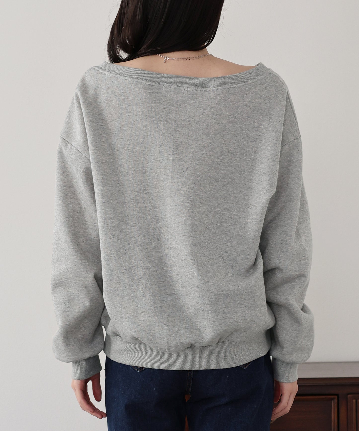 【早割5％OFF】裏起毛オフショルスウェット