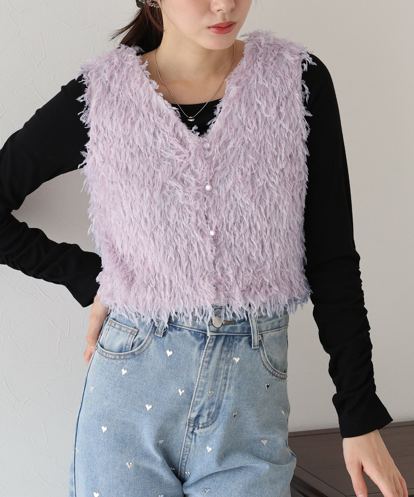 フェザーフリンジベスト