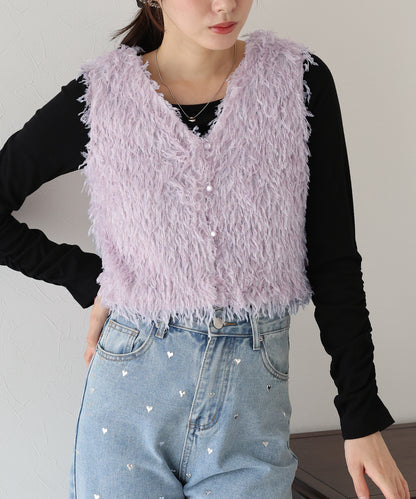 フェザーフリンジベスト