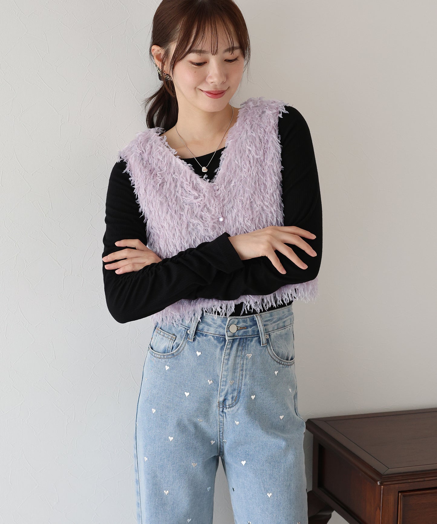 フェザーフリンジベスト