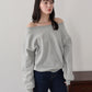 【早割5％OFF】裏起毛オフショルスウェット