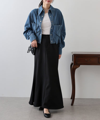 【SALE】ハイウエストマーメイドスカート