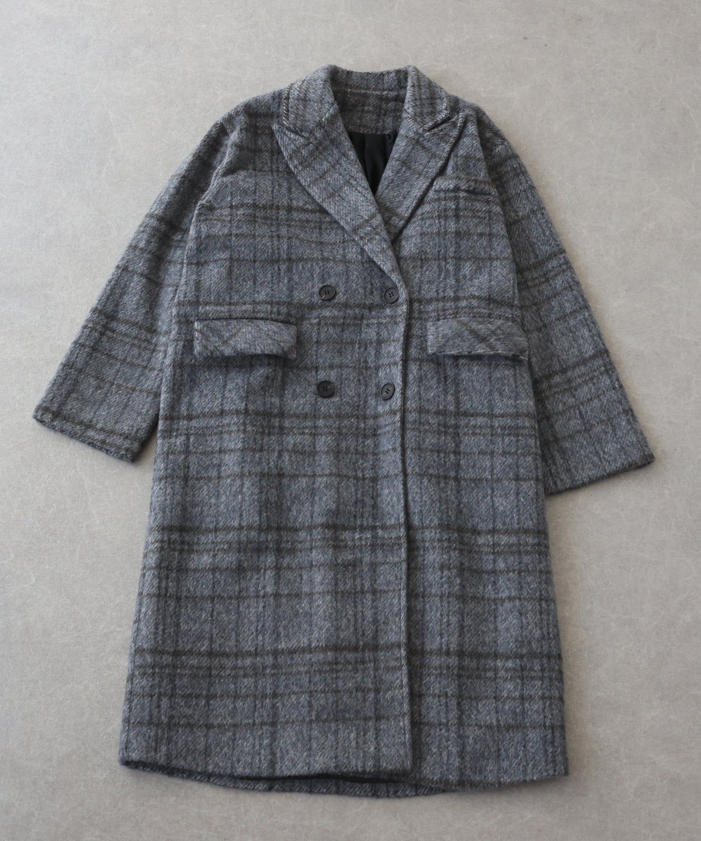 【TIME SALE】[ J by blue ]チェックロングコート