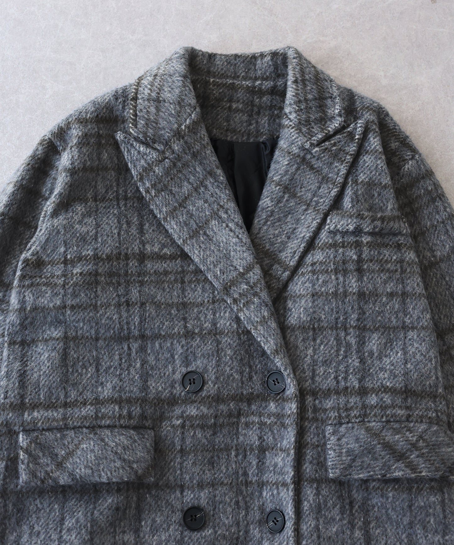 【TIME SALE】[ J by blue ]チェックロングコート