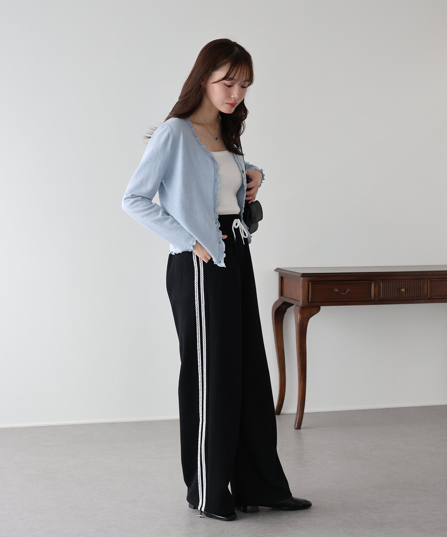 【早割5％OFF】サイドレーススウェットパンツ