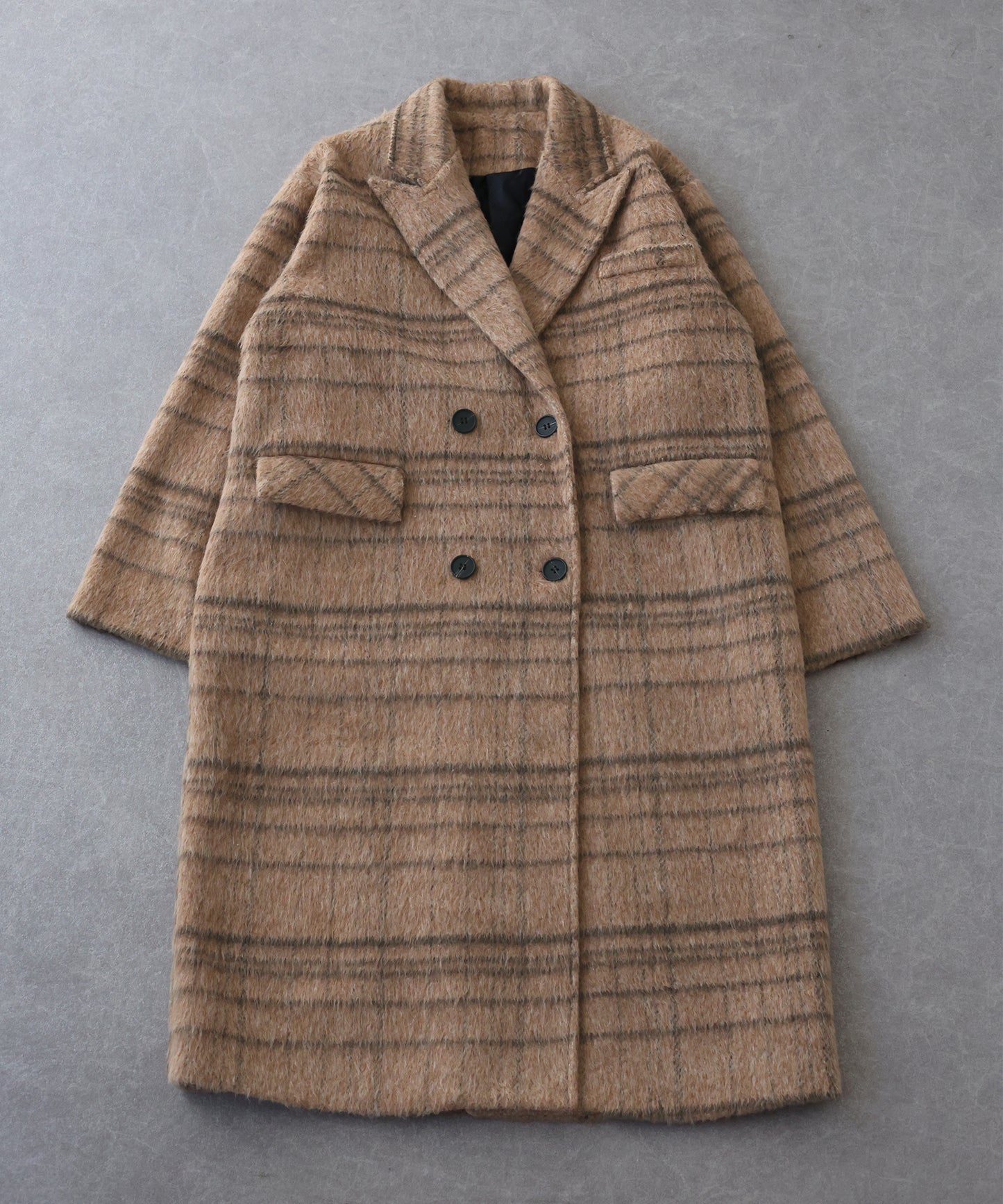 【TIME SALE】[ J by blue ]チェックロングコート