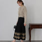 チェック柄ニットスカート