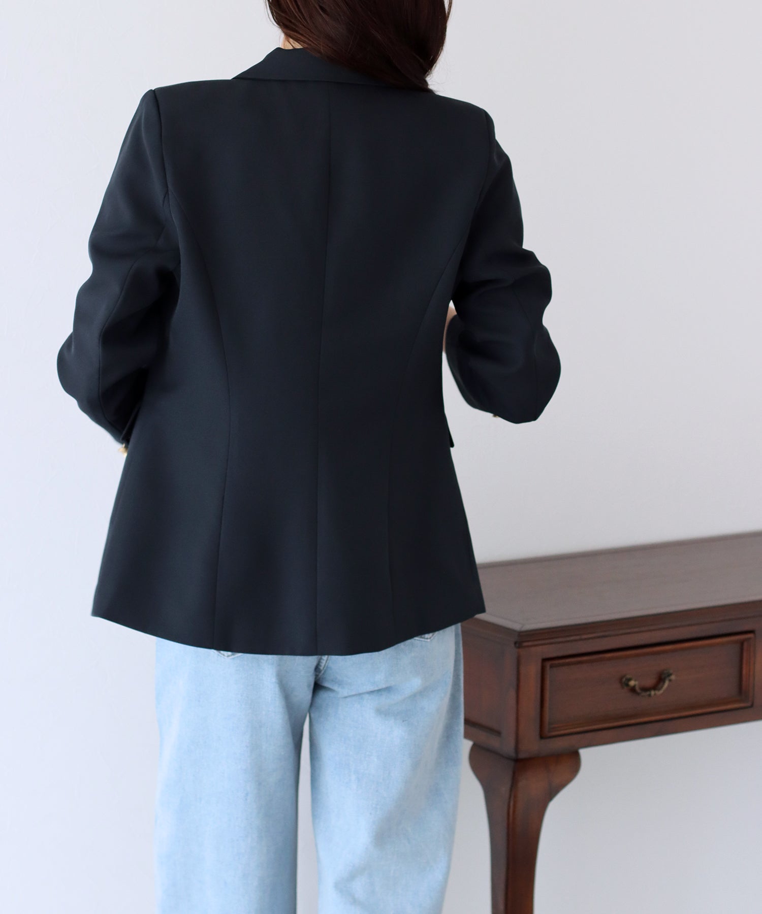 ウォッシャブル】金ボタンダブルジャケット – BLUE ONLINE