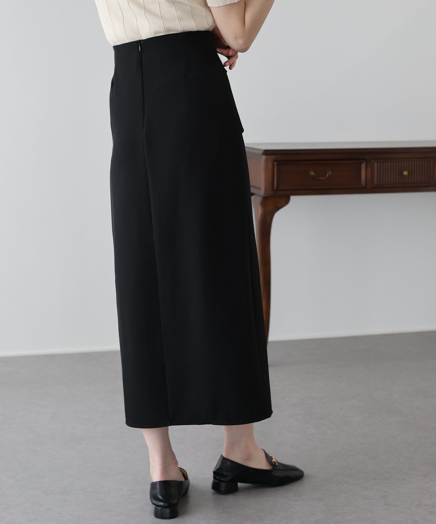 ウエストリボンタイトスカート