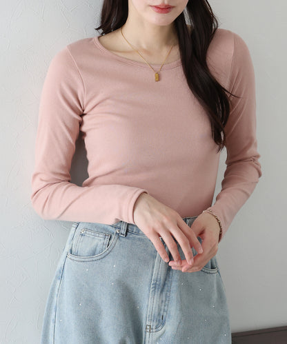 クルーネックカラーＴシャツ【ネコポス】