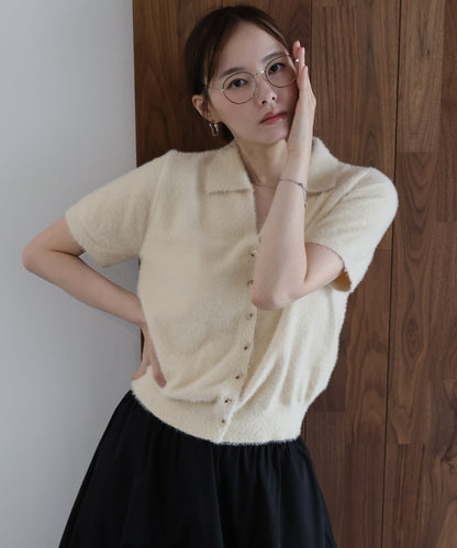 【早割5％OFF】シャギーニットカーディガン