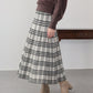 ロングチェックスカート
