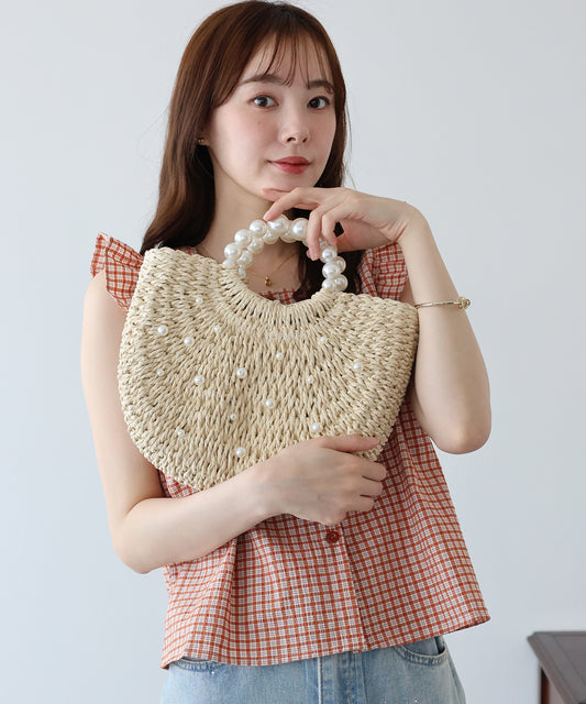 【早割5％OFF】パールカゴバッグ