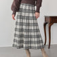 ロングチェックスカート