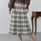 【早割5％OFF】ロングチェックスカート