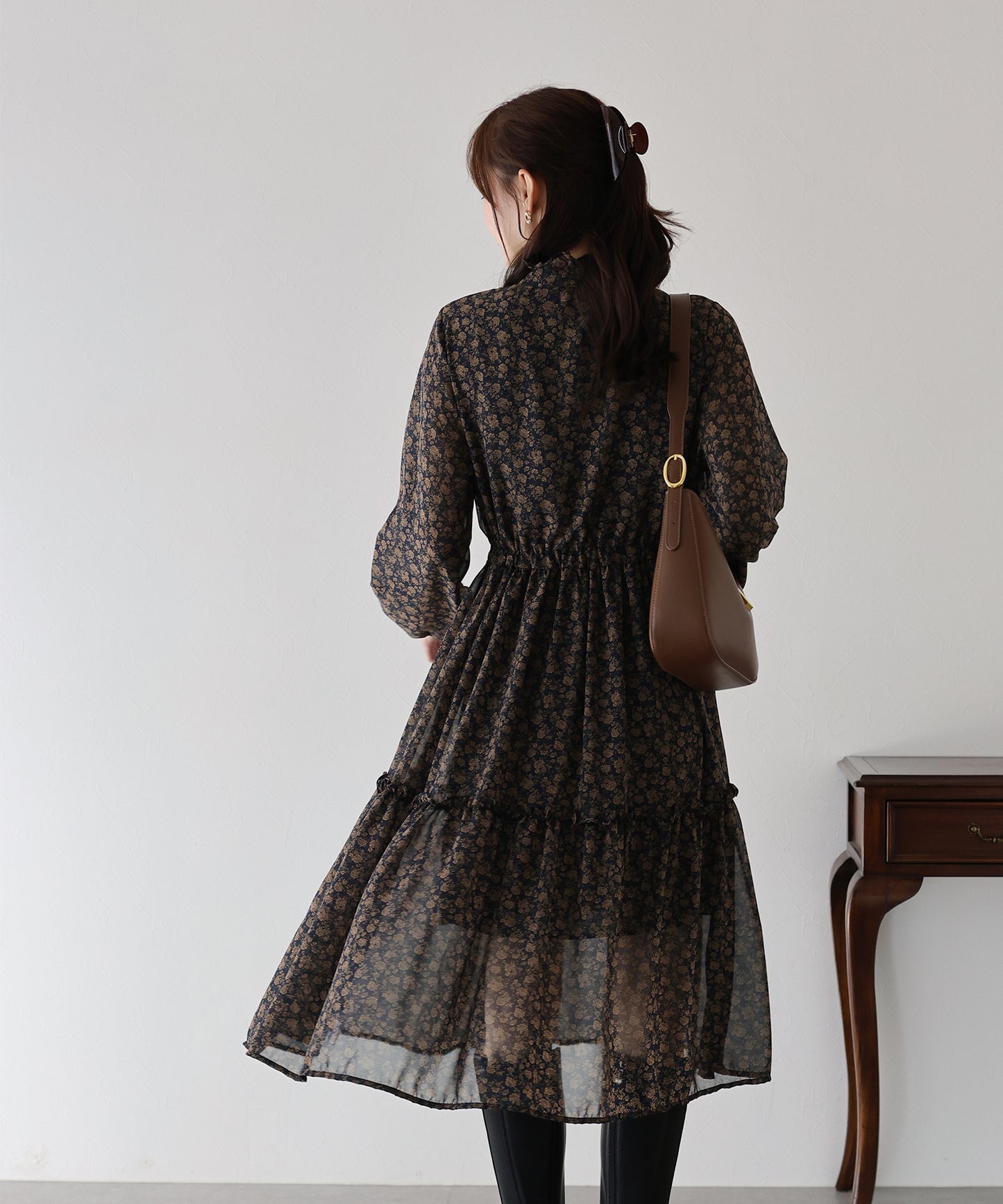 【TIME SALE】フロントフリルワンピース