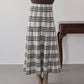 ロングチェックスカート