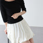 【早割5％OFF】サテンバルーンミニスカート