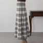 ロングチェックスカート