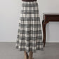ロングチェックスカート