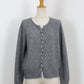 パールボタンラメカーディガン