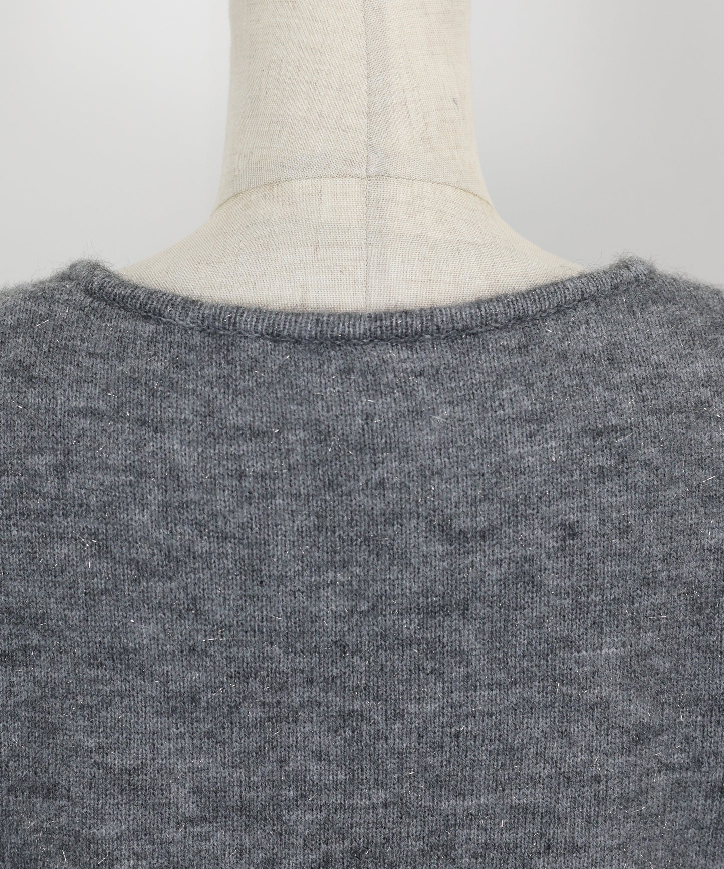 パールボタンラメカーディガン