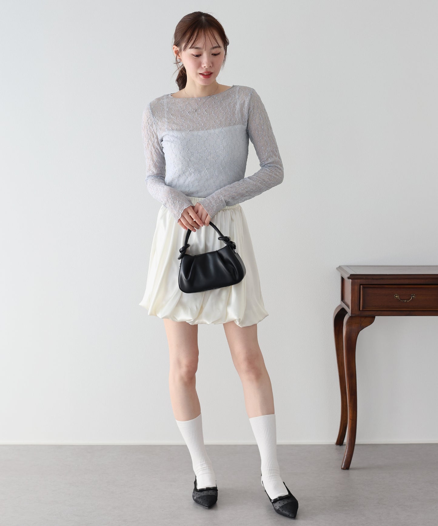 【早割5％OFF】ぽこぽこシアージャガードトップス【ネコポス】