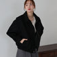 スウェードZIPブルゾン