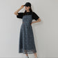 【新商品限定5％OFF（火）】【日本製】ジャガードキャミワンピース[J by blue]