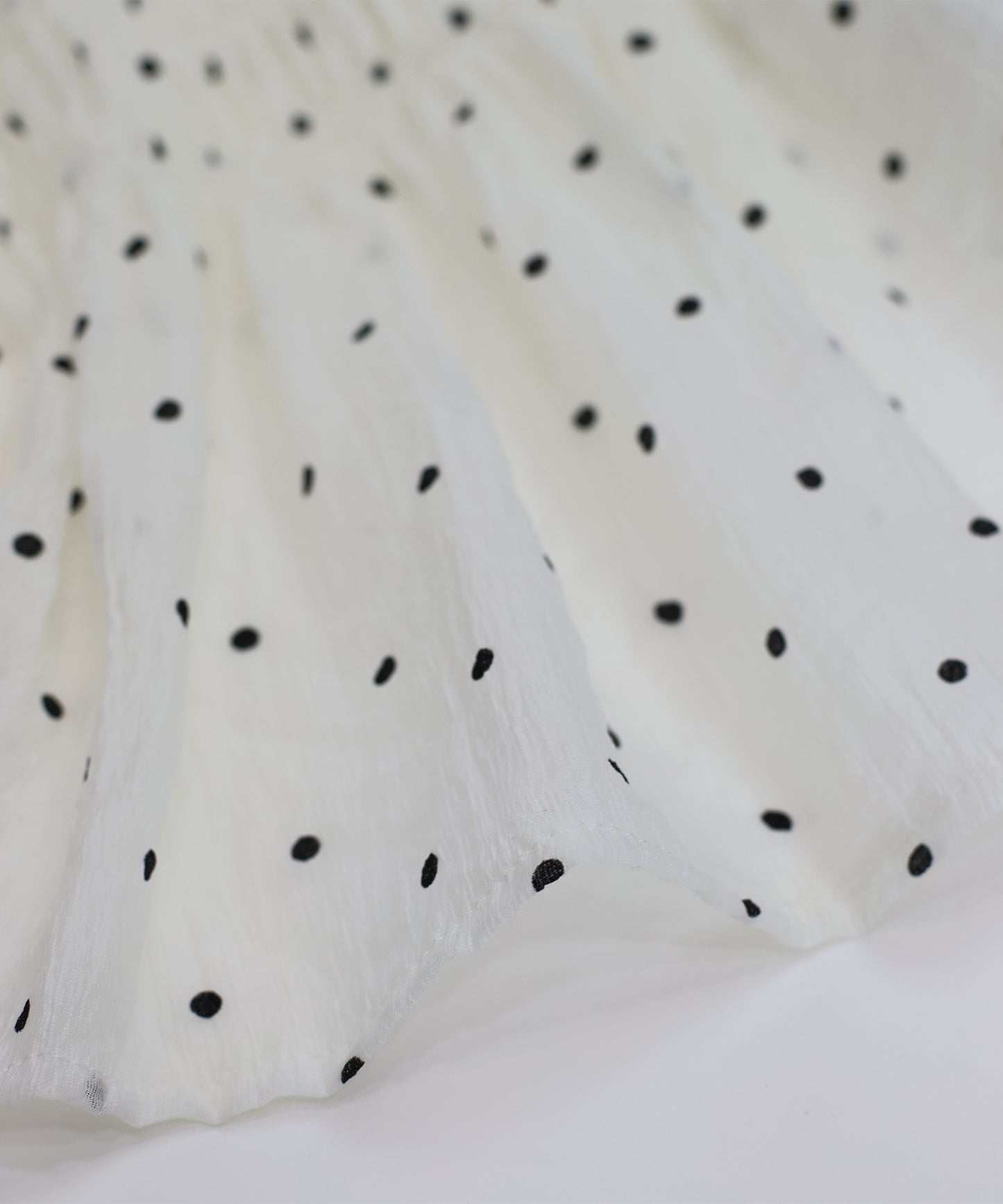 【早割5％OFF】ドットシャーリングブラウス【ネコポス】