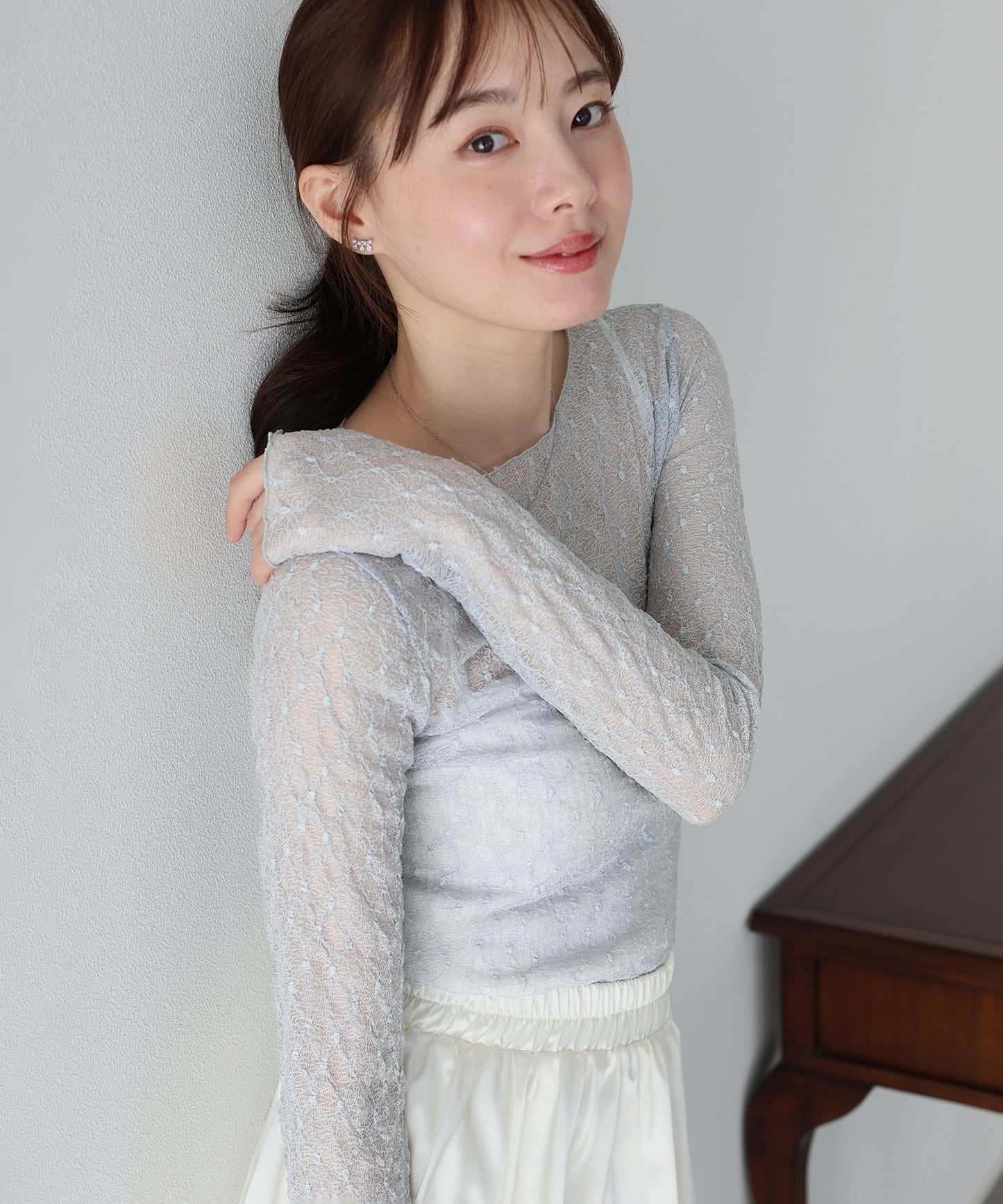 【早割5％OFF】ぽこぽこシアージャガードトップス【ネコポス】