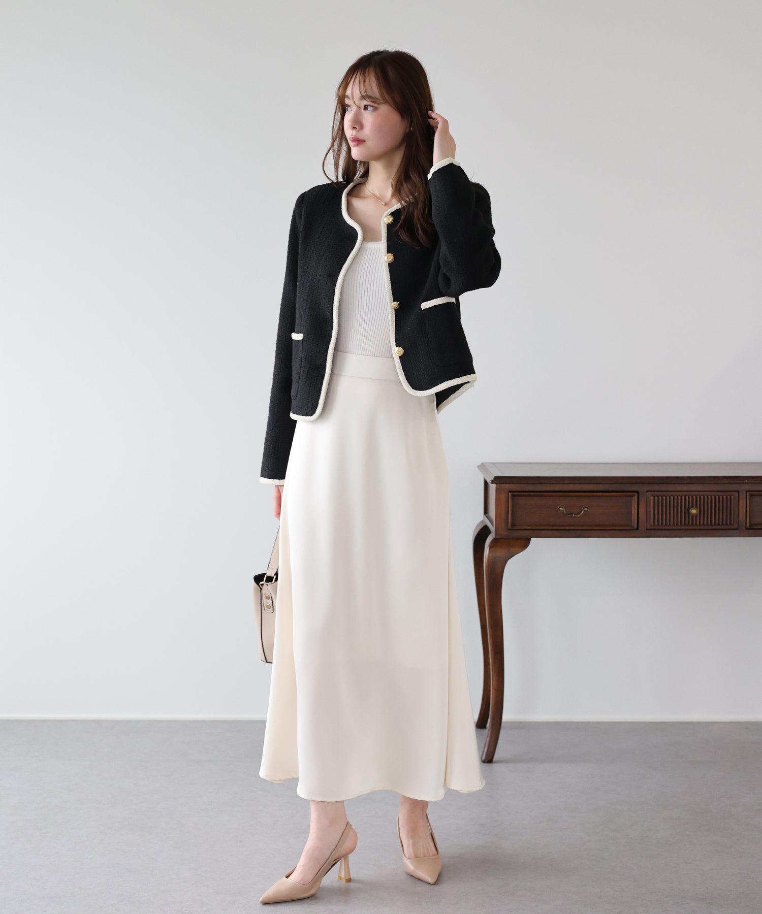 バイカラーパイピングジャケット – BLUE ONLINE