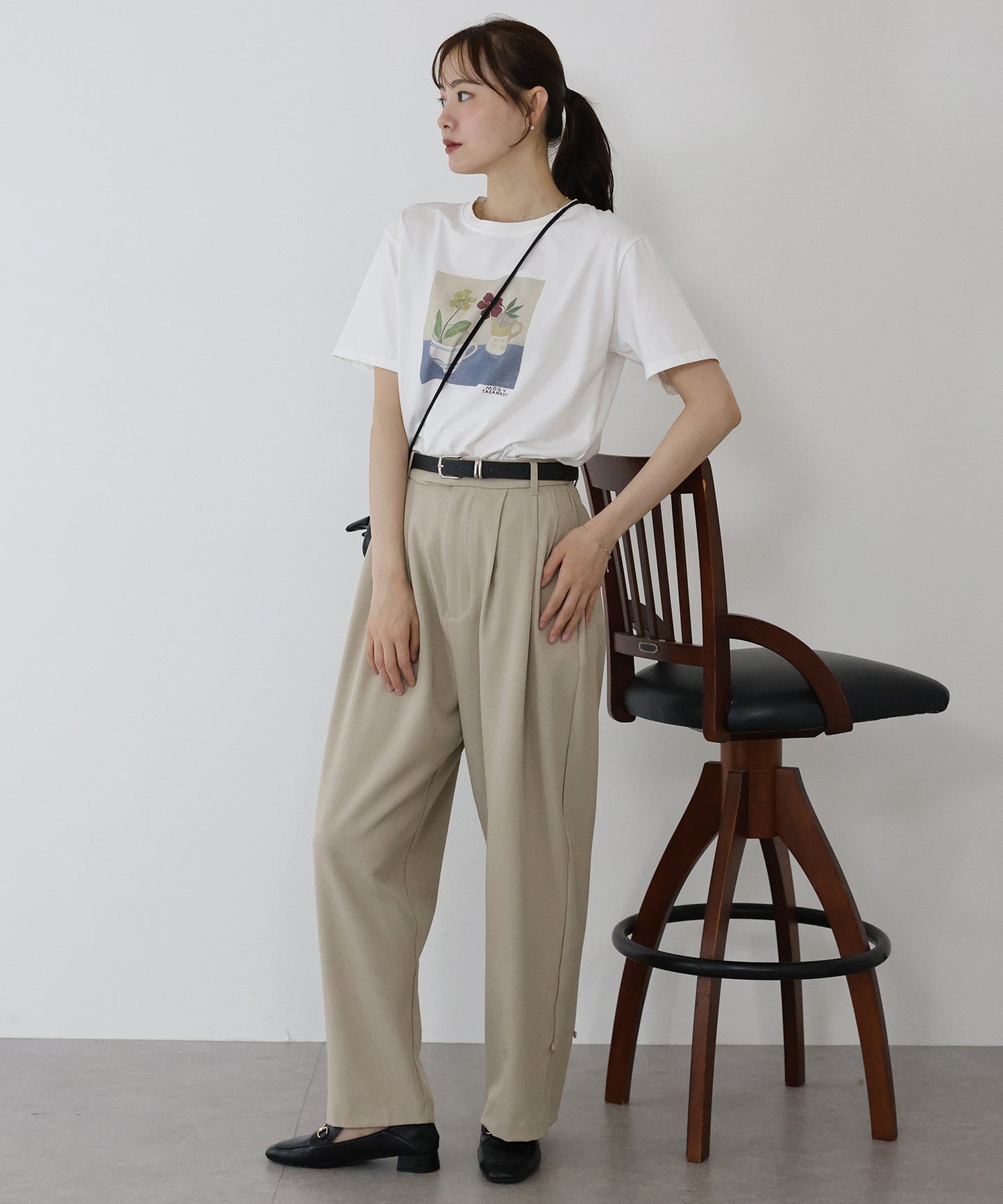 フラワーアートTシャツ【ネコポス】
