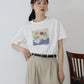 フラワーアートTシャツ【ネコポス】