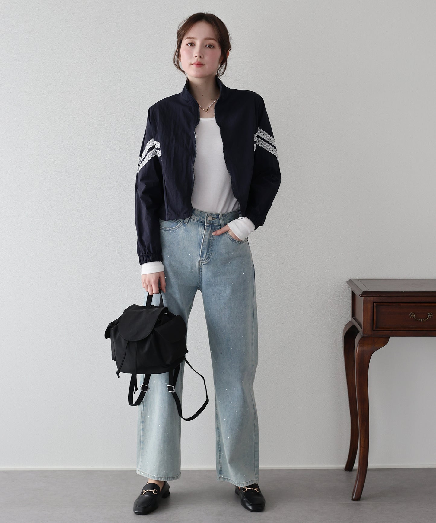 【早割5％OFF】レースナイロントラックジャケット