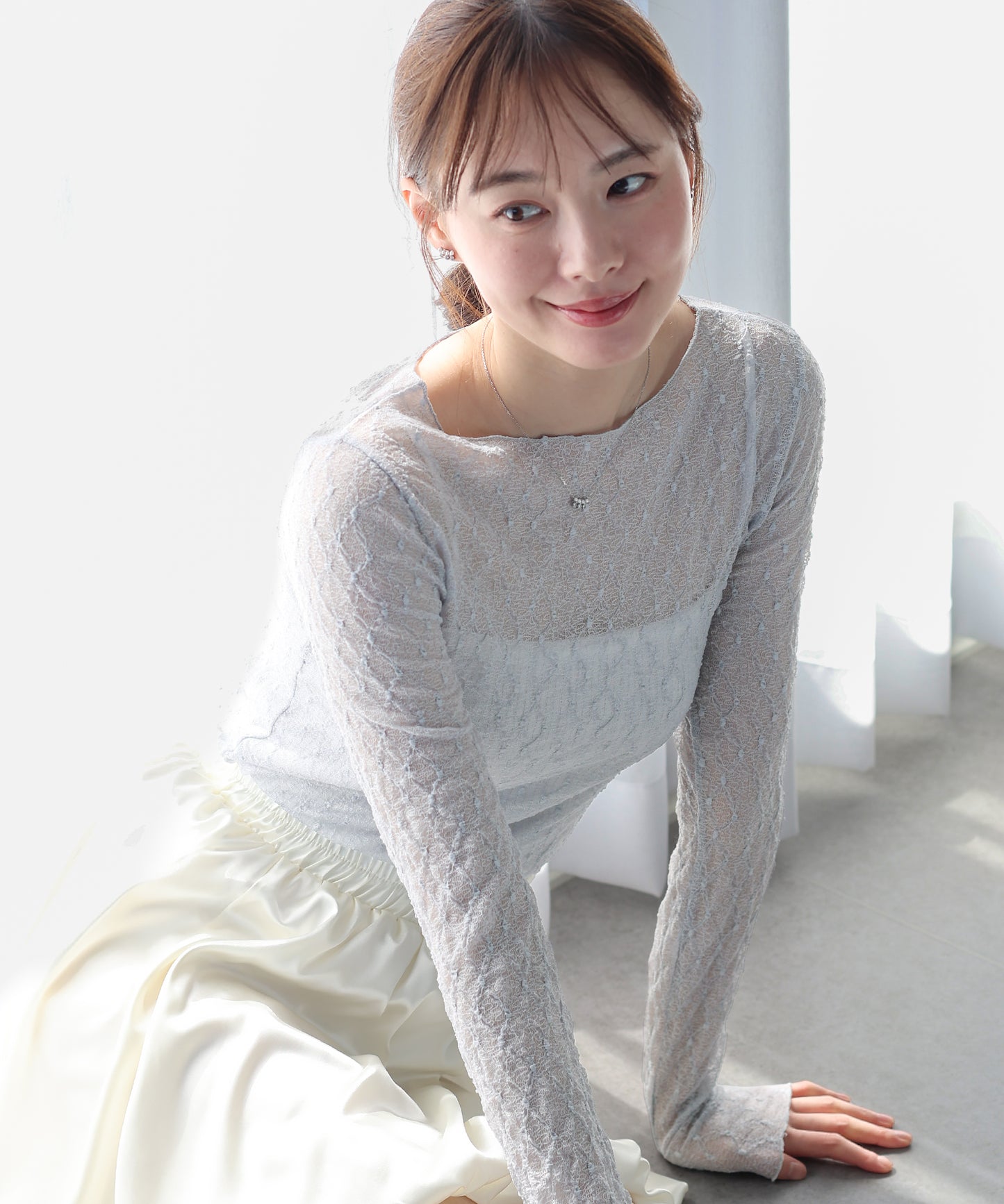 【早割5％OFF】ぽこぽこシアージャガードトップス【ネコポス】