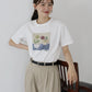 フラワーアートTシャツ【ネコポス】