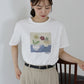 フラワーアートTシャツ【ネコポス】