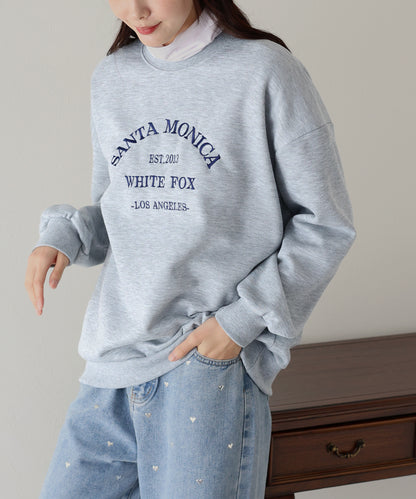 【SALE】裏起毛刺繍スウェット