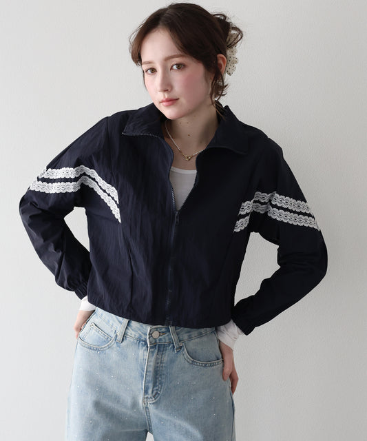【早割5％OFF】レースナイロントラックジャケット