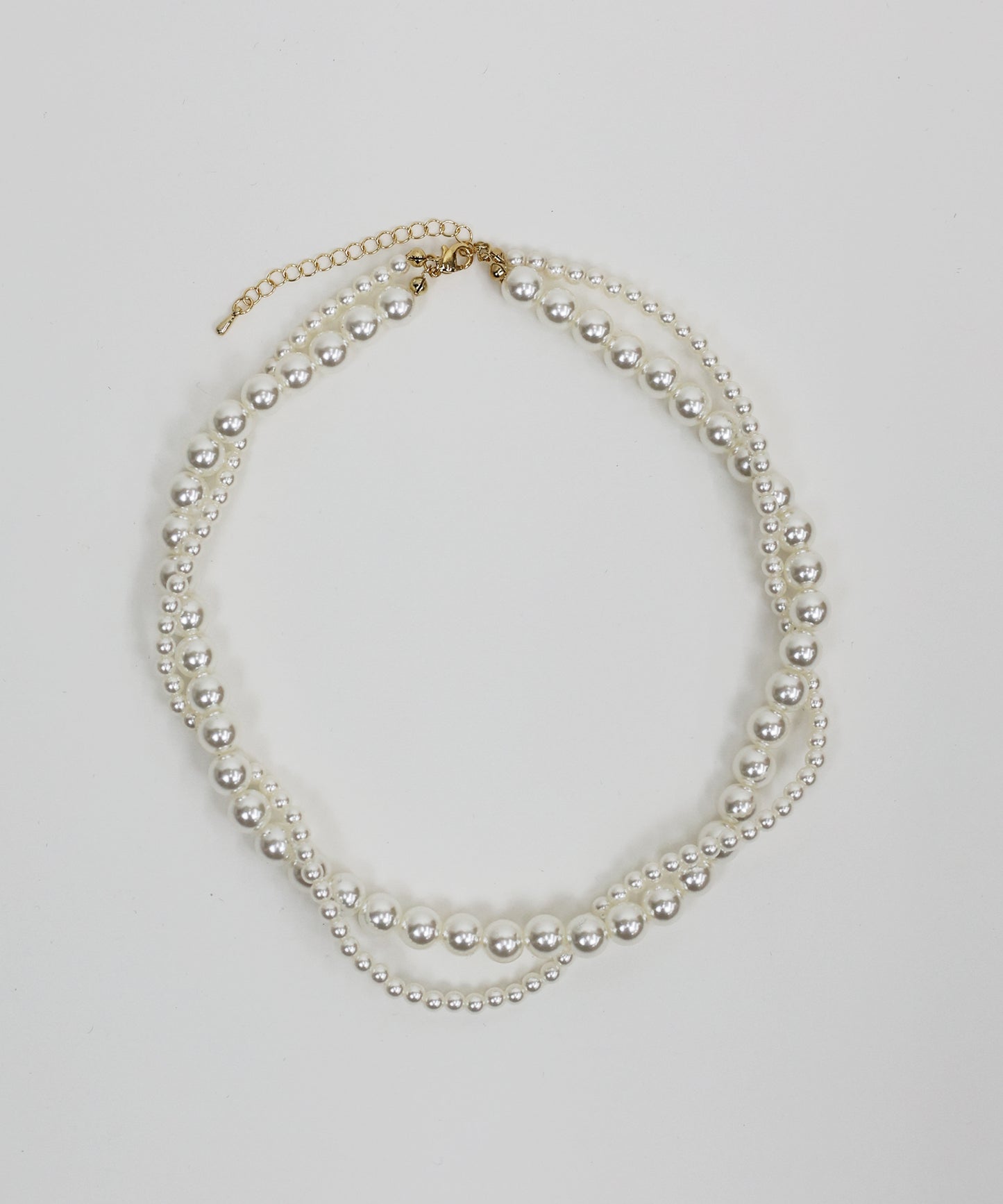 【早割5％OFF】ツイストパールネックレス【ネコポス】